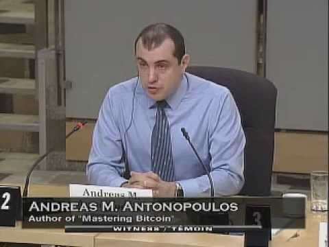 Andreas M. Antonopoulos unterrichtet den kanadischen Senat über Bitcoin