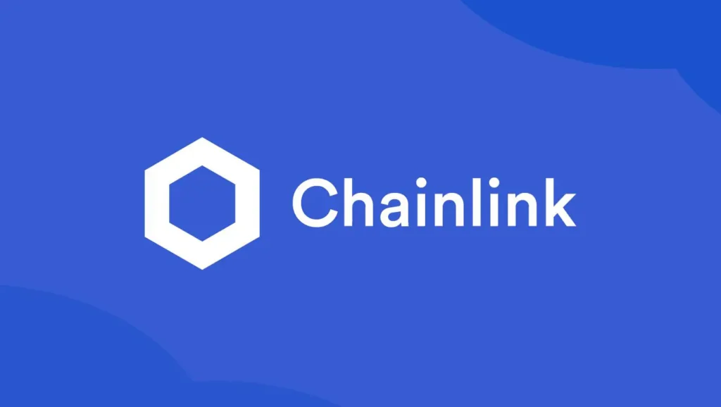 Chainlink Logo – Das führende dezentrale Orakelnetzwerk für Web3 und Blockchain-Technologie.