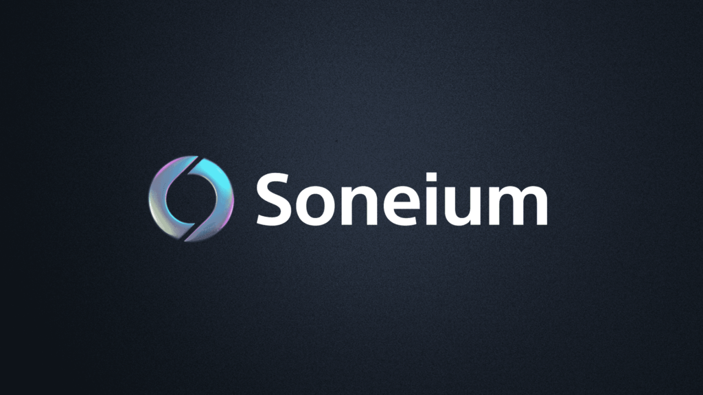 Logo von Soneium, der Ethereum Layer-2-Plattform von Sony Block Solutions Labs.