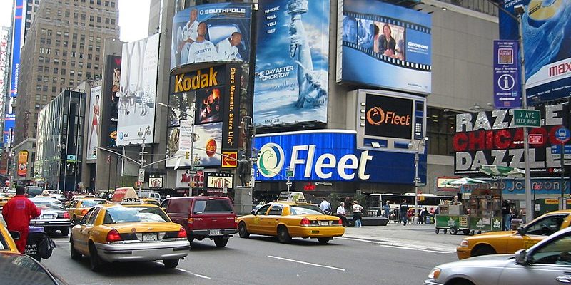 Dies ist ein Foto von der Times square in Manhattan, New York
